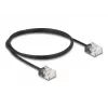Sieťový kábel DeLOCK RJ45 Cat.6 UTP 1 m čierny