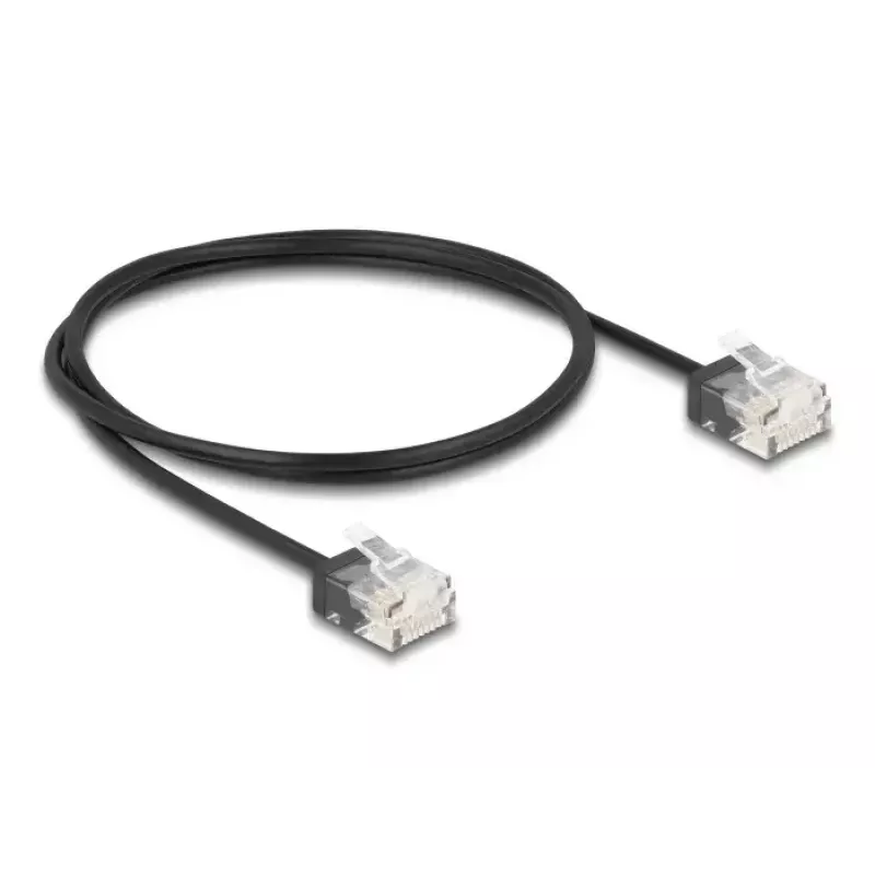 Sieťový kábel DeLOCK RJ45 Cat.6 UTP 1 m čierny