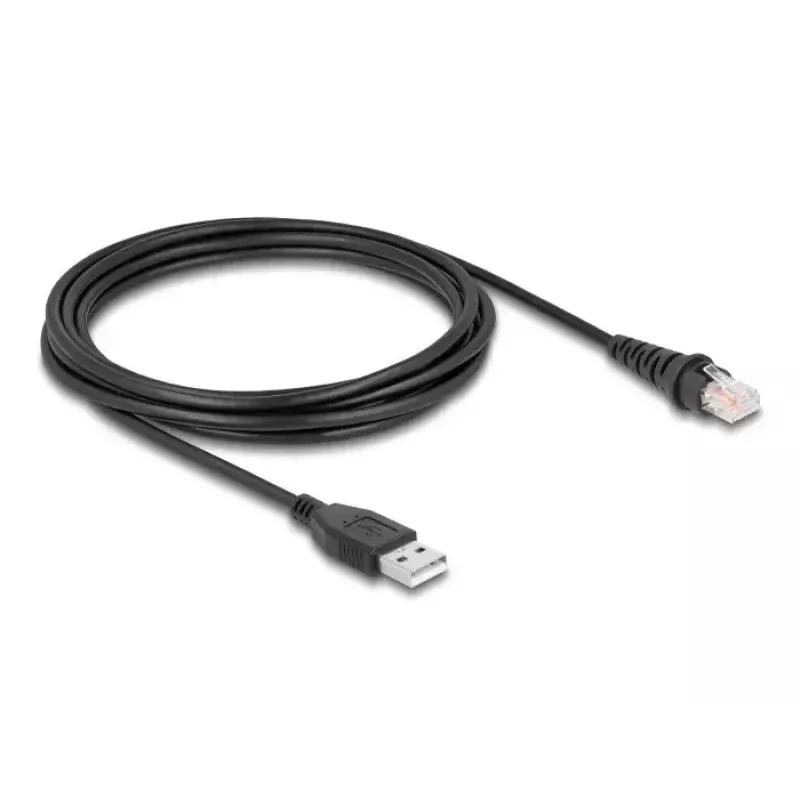DeLOCK RJ50 na USB 2.0 Type-A kábel pre skener čiarových kódov 3 m F/UTP