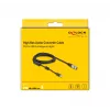 DeLOCK audiokábel 3 m XLR 3-polový USB Type-A čierny strieborný 84178
