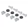 Držiak káblov DeLOCK 67033 čierny rack 96,2 mm šírka