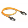 Sieťový kábel DeLOCK RJ45 80408 RJ-45 Cat6a 2 m oranžový