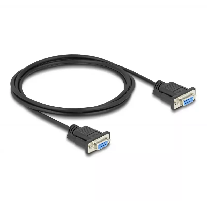 DeLOCK 86824 sériový kábel čierny 2 m DB-9