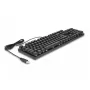 DeLOCK 12115 herná klávesnica USB QWERTZ nemecká čierna mechanická RGB