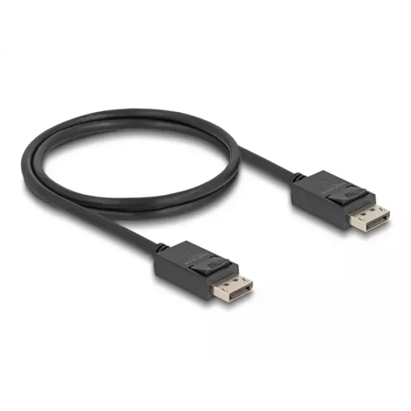 Koaxiálny DisplayPort kábel DeLOCK 80491 16K 60 Hz 80 Gbit/s 1 m