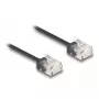 Sieťový kábel DeLOCK RJ45 Cat.6 UTP 0,3 m čierny