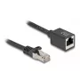 Sieťový kábel DeLOCK 88052 RJ-45 Cat6a 0,5 m čierny