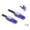 Sieťový kábel DeLOCK 80926 RJ-45 Cat6 1 m čierny fialový