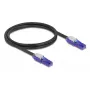 Sieťový kábel DeLOCK 80926 RJ-45 Cat6 1 m čierny fialový