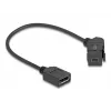 DeLOCK 67155 kábel gender changer Mini DisplayPort DisplayPort čierny 0,3 m