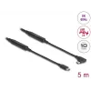 USB kábel DeLOCK 81196 5 m USB-C čierny 10 Gbit/s