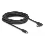 USB kábel DeLOCK 81196 5 m USB-C čierny 10 Gbit/s