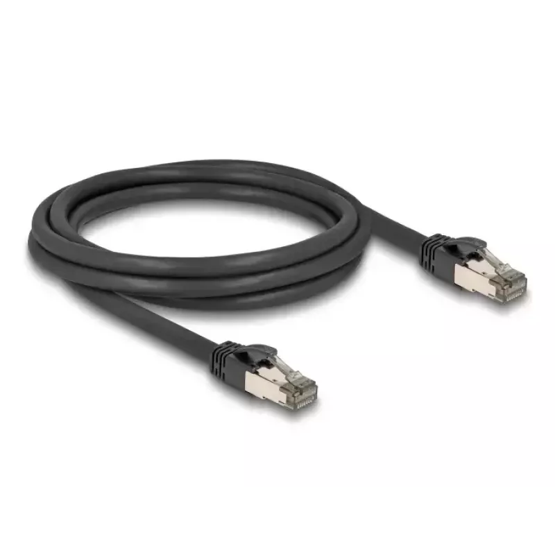 Sieťový kábel DELOCK Cat6a U/FTP (STP) 2 m — RJ-45 na RJ-45
