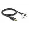 DeLOCK Easy 45 DisplayPort 8K 30 Hz modul s pigtail 22,5 x 45 mm