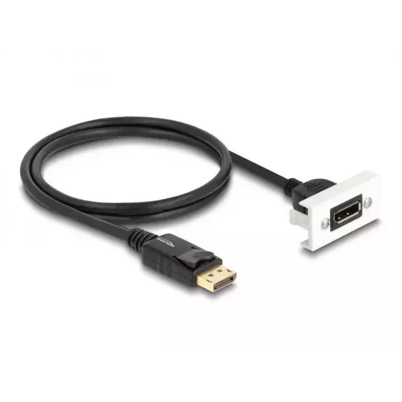 DeLOCK Easy 45 DisplayPort 8K 30 Hz modul s pigtail 22,5 x 45 mm