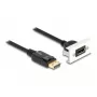 DeLOCK Easy 45 DisplayPort 8K 30 Hz modul s pigtail 22,5 x 45 mm
