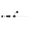DeLOCK 86701 Vodotesná spojka RJ45 samica na samicu Cat.6A s krytkou, čierna