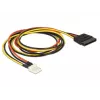 SATA napájací kábel DeLOCK 0,6 m 83879