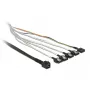 Kábel DeLOCK 0,5 m SFF-8643/4 x SATA 7p