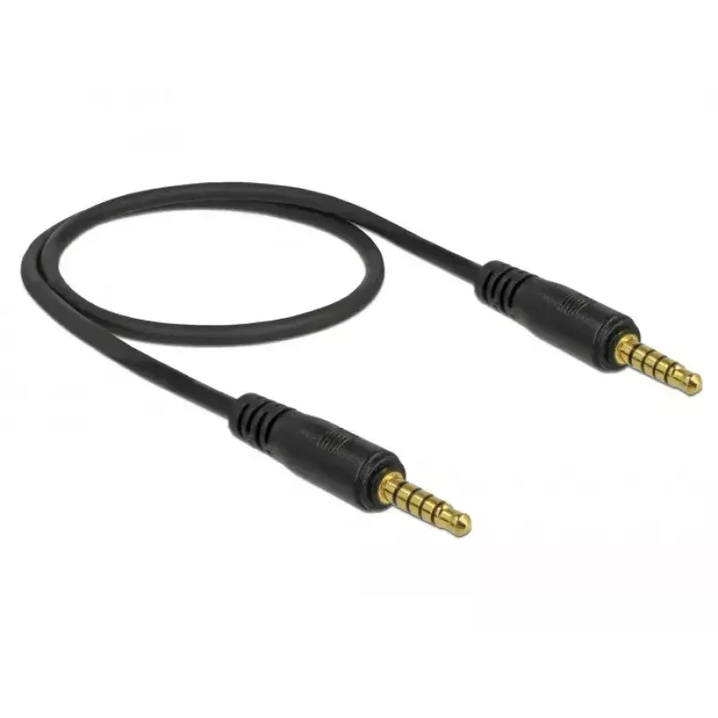 Audio kábel DeLOCK 85695 0,5 m 3,5 mm čierny