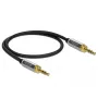 Audio kábel DeLOCK 85784 0,5 m 3,5 mm čierny sivý