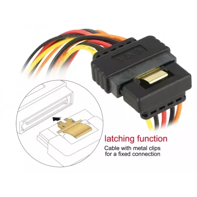 SATA kábel DeLOCK 60159 0,3 m viacfarebný