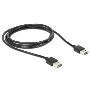 USB kábel DeLOCK 5 m USB 2.0 A USB A čierny