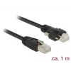 Sieťový kábel DeLOCK 85667 RJ-45 Cat6 1 m čierny