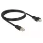 Sieťový kábel DeLOCK 85667 RJ-45 Cat6 1 m čierny