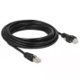 Sieťový kábel DeLOCK 85670 RJ-45 Cat6 5 m čierny