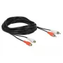 Audio kábel DeLOCK 85807 5 m 2 x Cinch čierny červený biely