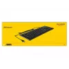DeLOCK 12672 klávesnica Office USB QWERTZ nemecká čierna