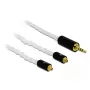 Audio kábel DeLOCK 85848 1,2 m 2,5 mm 2x MMCX biely