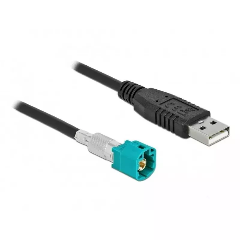Kábel HSD Z konektor samec na USB 2.0 Type-A konektor samec 1 m DeLOCK