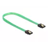 SATA kábel DeLOCK 82069 0,5 m SATA 7-pin zelený