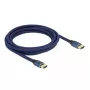 HDMI kábel DeLOCK Ultra High Speed 48 Gbps 8K 60 Hz modrý 3 m