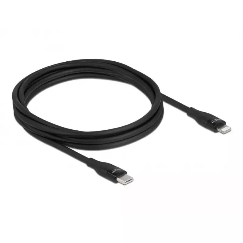 Dátový a nabíjací kábel USB Type-C na Lightning DeLOCK 86638