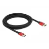 HDMI kábel DeLOCK Ultra High Speed 48 Gbit/s 8K 60 Hz červený 3 m