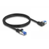 Sieťový kábel DeLOCK RJ45 Cat.6A S/FTP 1 m čierny