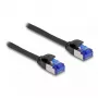 Sieťový kábel DeLOCK RJ45 Cat.6A 3 m čierny