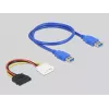 DeLOCK riser karta PCI Express x1 na PCI 32-bit slot 60 cm kábel