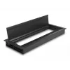 DeLOCK priechodka na káble pre montáž na stôl s kefou 300 x 120 x 28 mm čierna