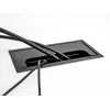 DeLOCK priechodka na káble pre montáž na stôl s kefou 300 x 120 x 28 mm čierna