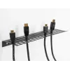 Držiak na káble na stenu DELOCK 66887, sivý, 90 mm x 25 mm x 0,325 m, 1 ks