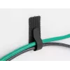 DeLOCK mini suchý zips držiak na káble 90 mm x 24 mm samolepiaci 10 ks čierny