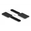 DeLOCK mini suchý zips držiak na káble 90 mm x 24 mm samolepiaci 10 ks čierny