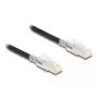 Sieťový kábel DELOCK 80254 Cat6a S/FTP (S-STP) RJ-45 na RJ-45 0,5 m čierny