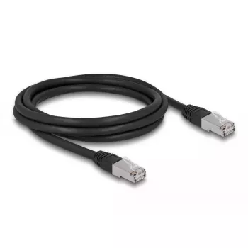 Sieťový kábel DeLOCK RJ45 Cat.6A 2 m čierny