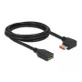 DisplayPort predlžovací kábel DeLOCK 87078 2 m 8K 60 Hz zahnutý