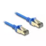 DeLOCK RJ45 sieťový kábel Kat.8.1 F/FTP tenký 2 m modrý